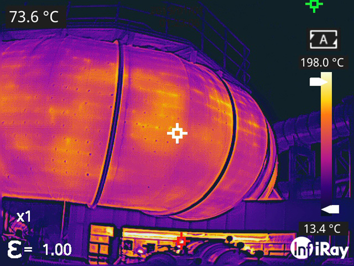 Depth Analysis Application of Thermal Cameras in Rotary Kiln Fault Diagnosis at Iron and Steel Plants