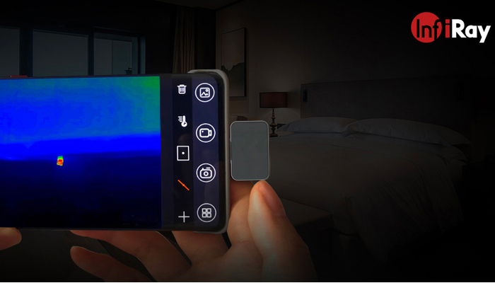 Anti-stealthie In Hotel Rooms! The Smallest Thermal Camera For Smartphones Helps You Find Hidden Cameras