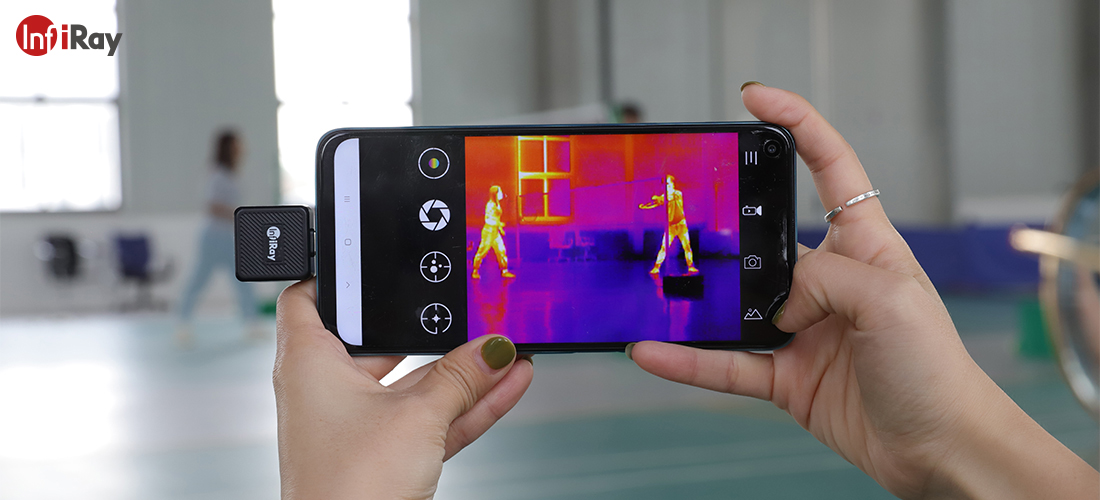Mobile Phone Thermal Imaging Camera Infrared Imager for Android w/Adapter A7I6 
