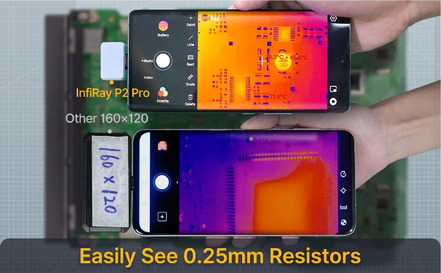 Thermal Camera - Android Type-C, InfiRay P2 Pro & Magnetic Macro