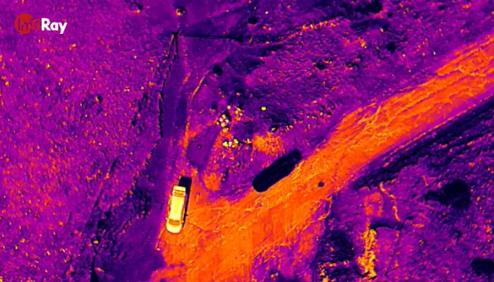 thermal cameras on drone can detect living things